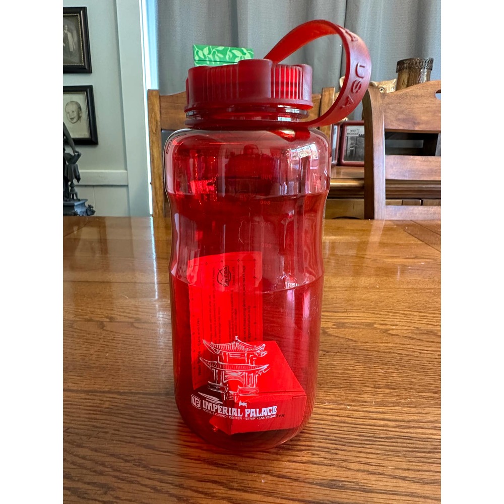 Imperial palace casino, Las Vegas water bottle, casino giveaway